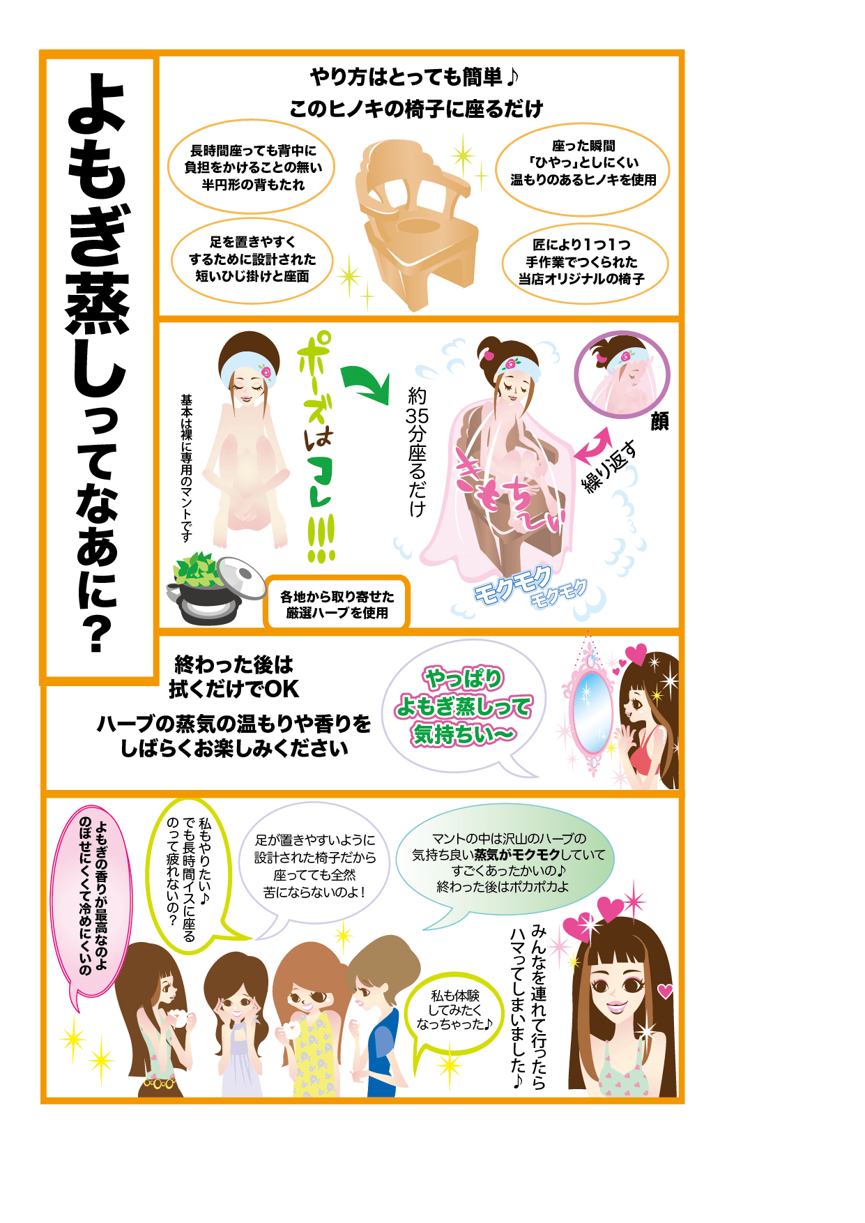 よもぎ蒸し